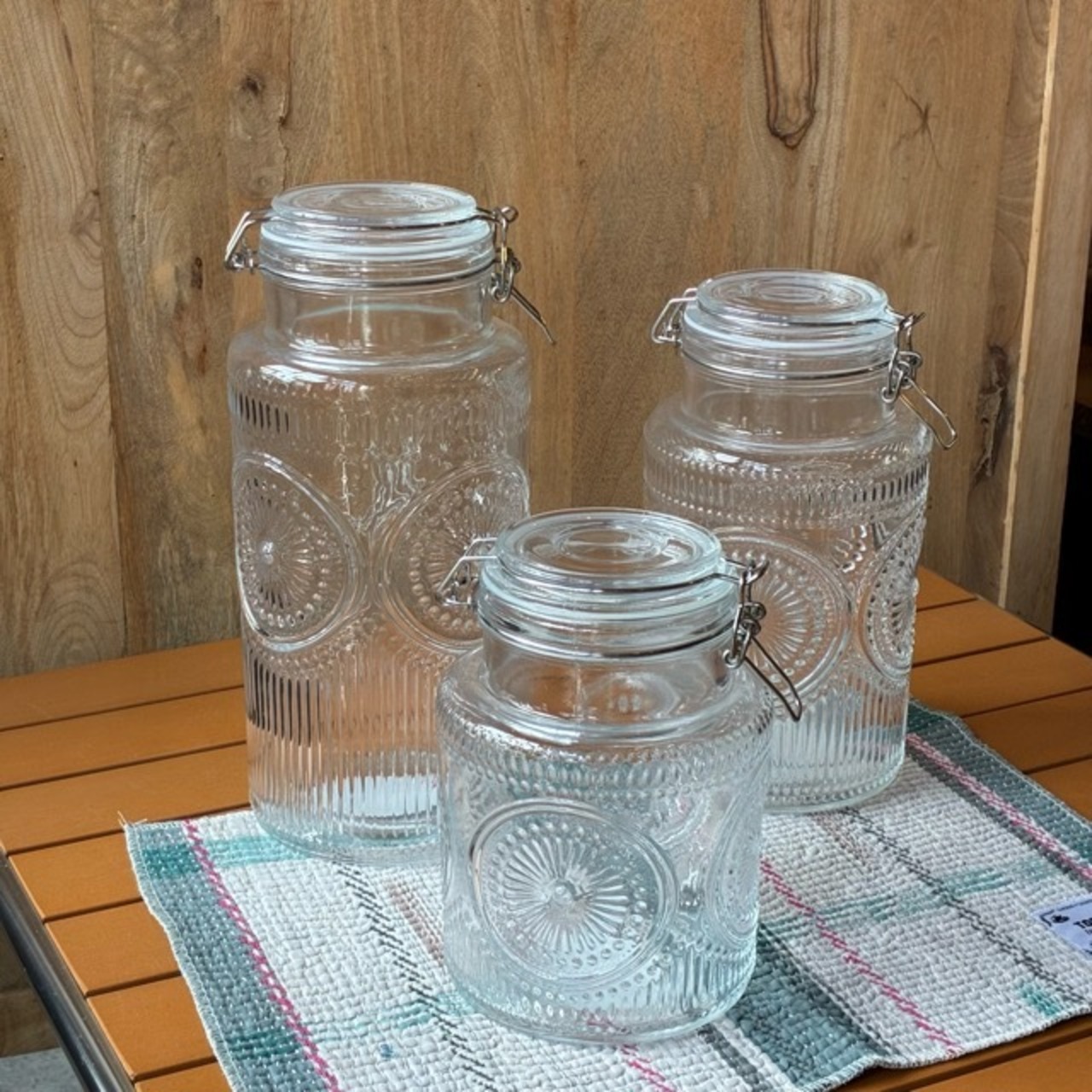 DULTON GLASS JAR MARGARET L　ダルトン　ガラスジャー　マーガレット　L　2500ml　グラスジャー　キャニスター　保存容器　ガラス容器　密閉