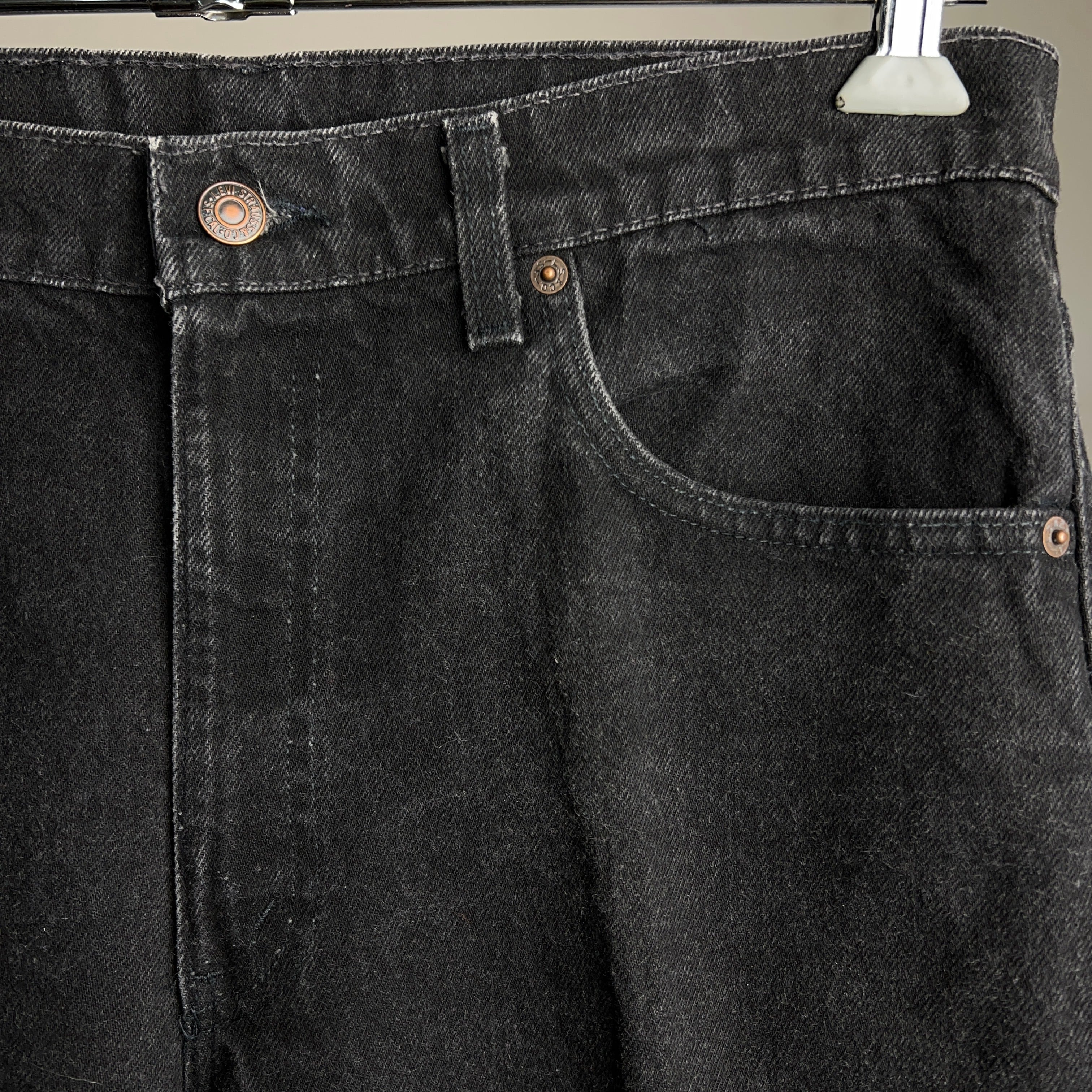 90's Levi's 550 Black Denim Pants USA製 W34 L29 90年代 90's Levi's 550 Black Denim Pants USA製 W34 L29 90年代