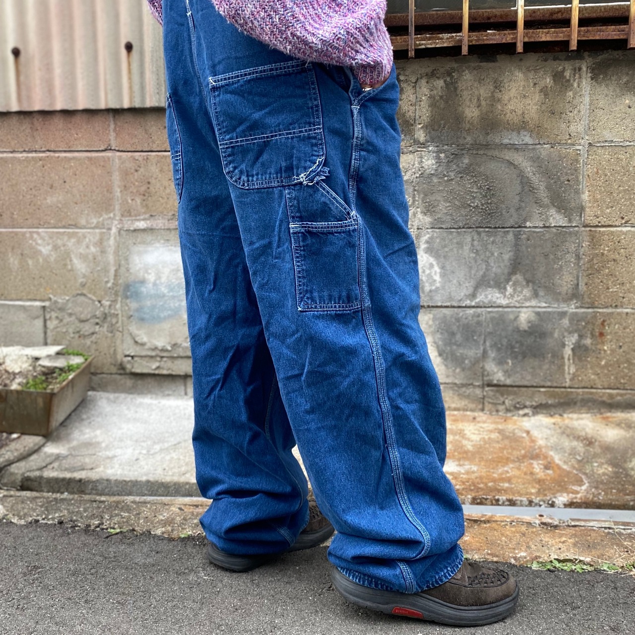 80年代 ビンテージ USA製 Carhartt カーハート デニム オーバーオール 