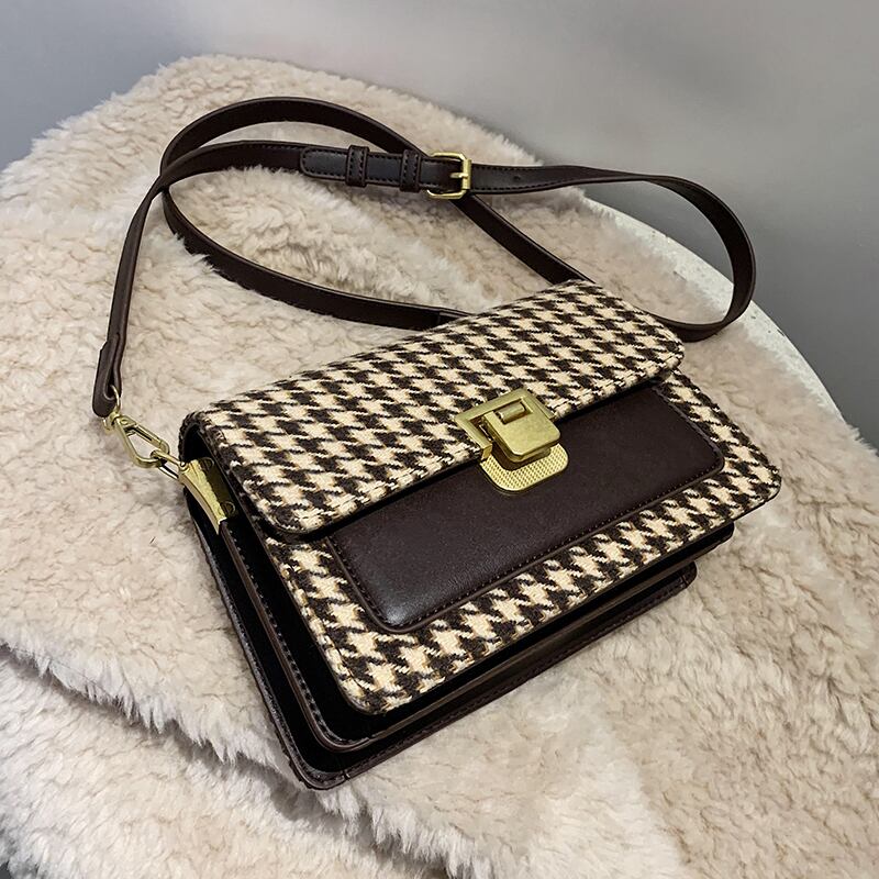 スタイルオータムウィンター 秋物 冬物 スクウェア メッセンジャーバッグ 手作りハンドバック77127426401