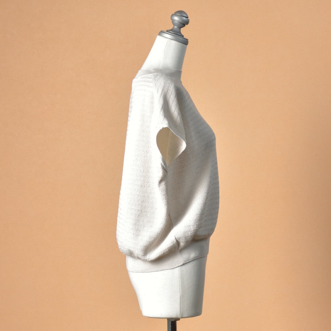 evam eva 　paper yarn　プルオーバー evam eva｜cotton paper yarn pullover｜ladies',tops