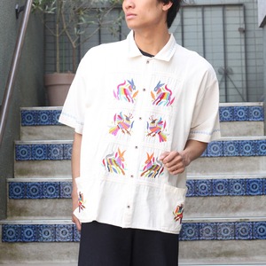 *SPECIAL ITEM* USA VINTAGE HAND EMBROIDERY DESIGN SHIRT/アメリカ古着ハンド刺繍デザインシャツ
