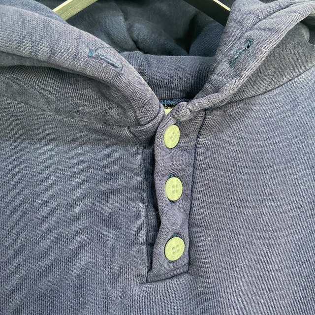 90s USA製　エルエルビーン　ラッセル　ヘンリーネックスウェットパーカー　M