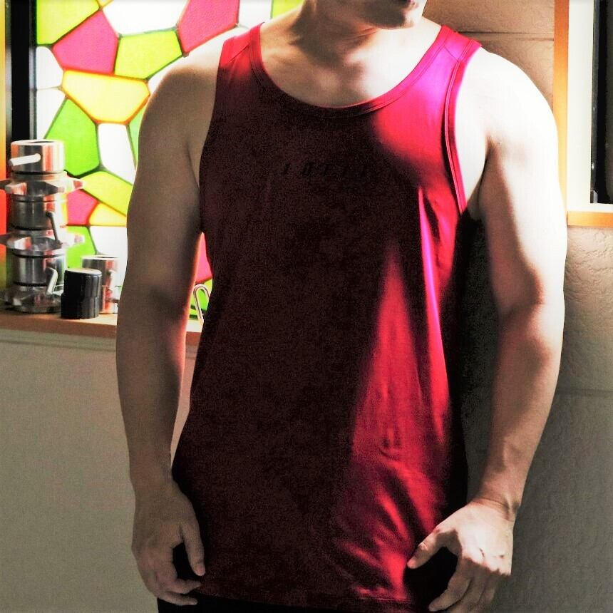 10FIT TE-16 タンクトップ ジムウェア トレーニング 筋トレ ワイン