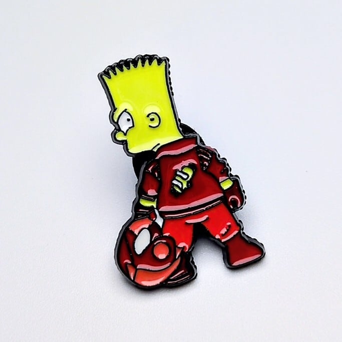 送料無料！ ★ピンズ PINS★ピンバッジ 【The Simpsons（ザ シンプソンズ）バート 】AKIRA / アキラ〚アメリカン雑貨 アメトイ〛