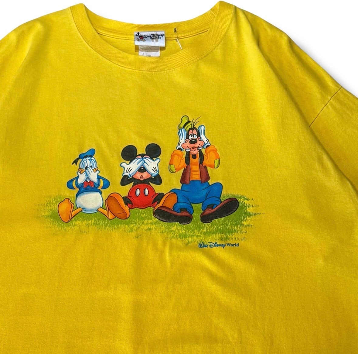 00s ディズニー ヴィランズ チェルナボーグ 両面 Tシャツ L 00s Disney