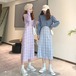 ✞ ♡スタンダードチェック柄Aラインスカート 大人女子☆カジュアル レトロ ✞ゴスロリ SM ミリ 甘ロリ クラロリ 和ロリ エレガント 黒ロリ 姫ロリ 華ロリ BB-BB51816418945