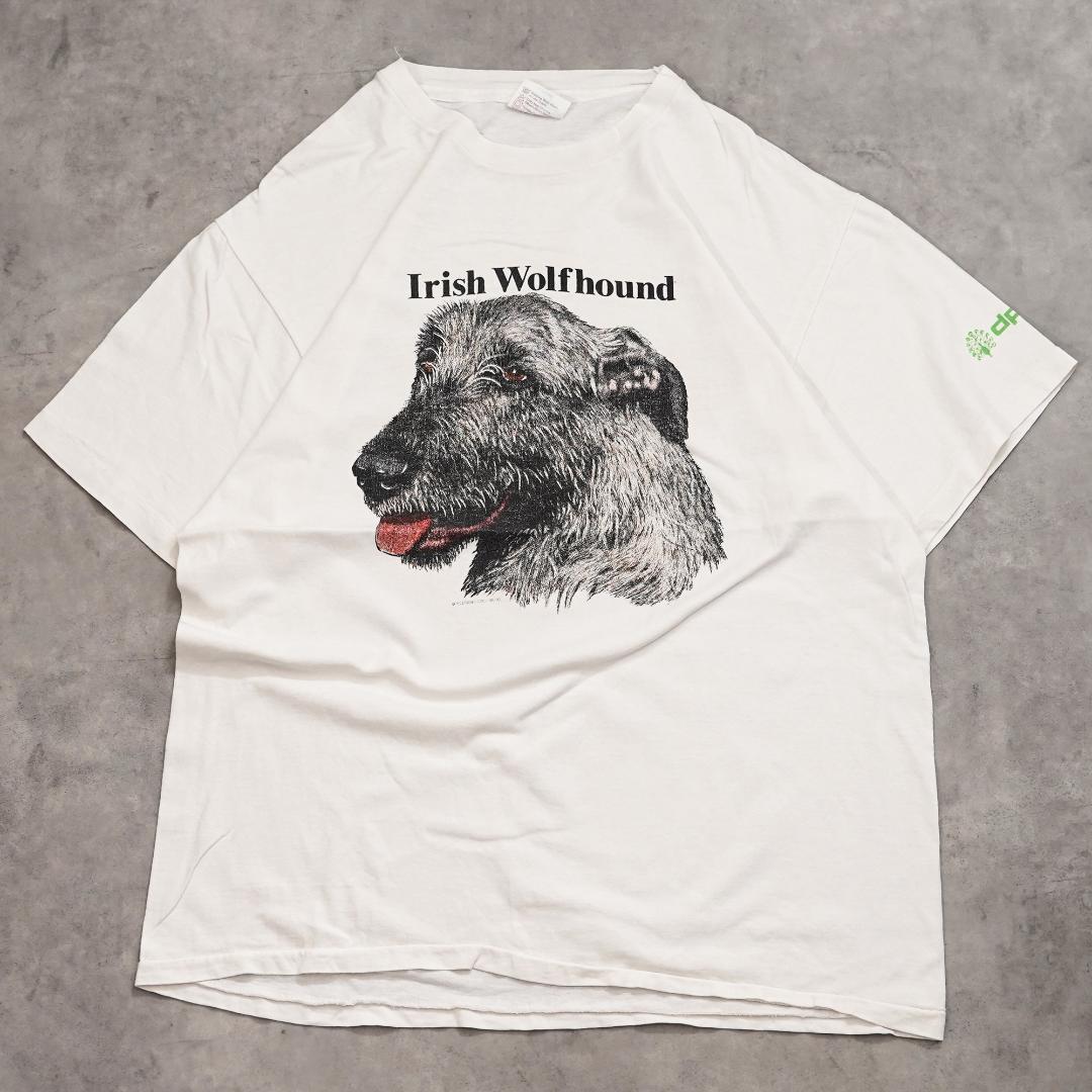 ヘインズ アニマルTシャツ 犬 古着 90s USA製 L 白 20157 ヘインズ アニマルTシャツ シングル 犬 古着 90s USA製 L 20161 | fuufu