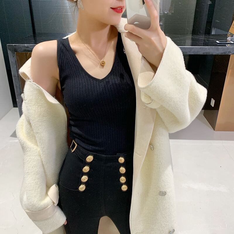 オータムウィンターニットバックトップス 秋物 冬物 6Du_Shop_Women29035902791