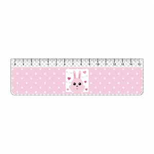 うさぎのラブレター2(アクリル定規)