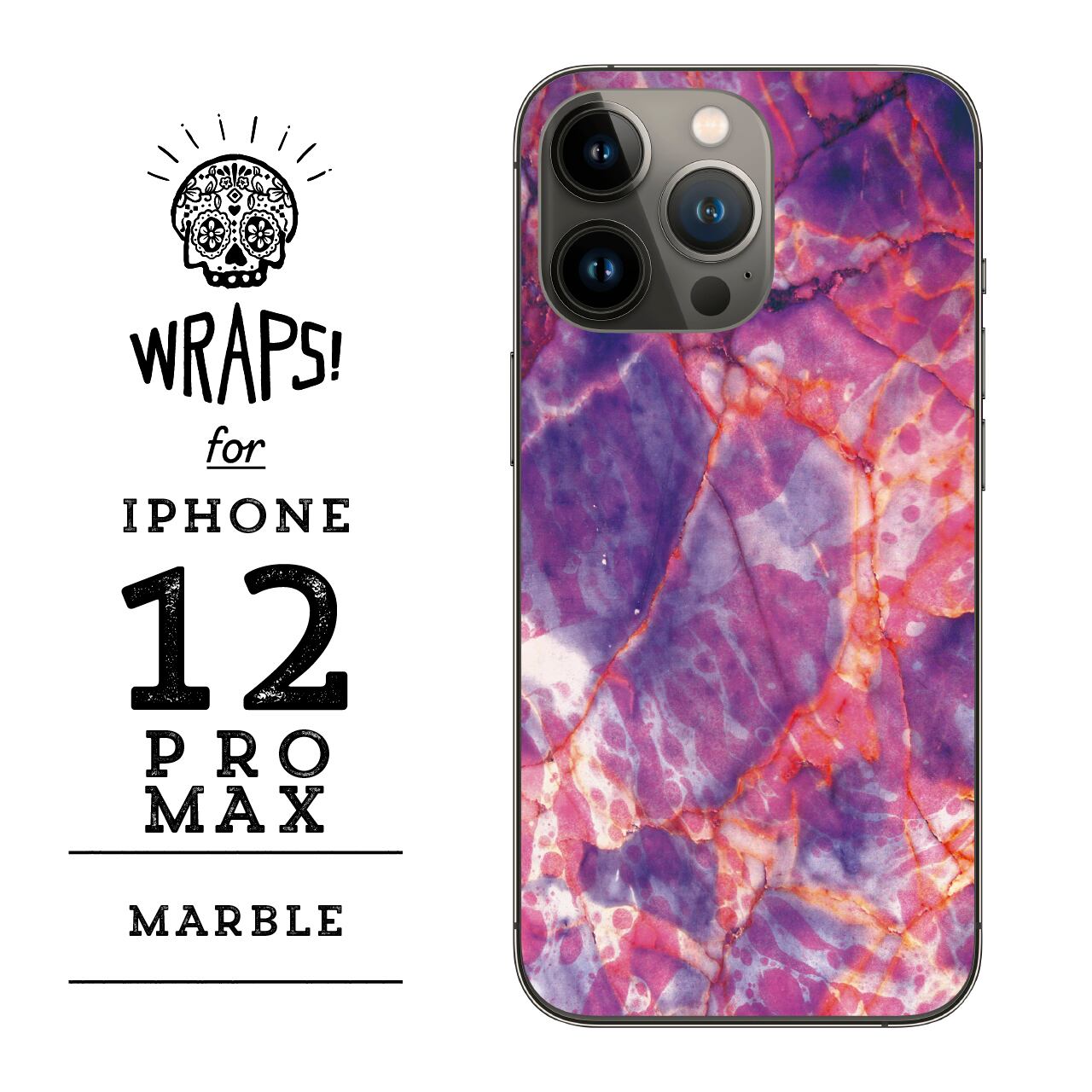 iPhone12Pro【すじこさん専用ページ】 WRAPS! for iPhone 12 Pro Max（ロゴ切抜無し） | WRAPS!（ラップス