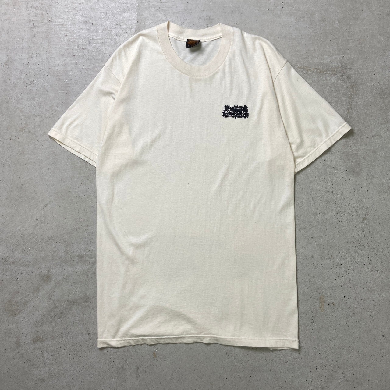 90年代 USA製 BRONZE AGE ブロンズエイジ プリントTシャツ メンズL  