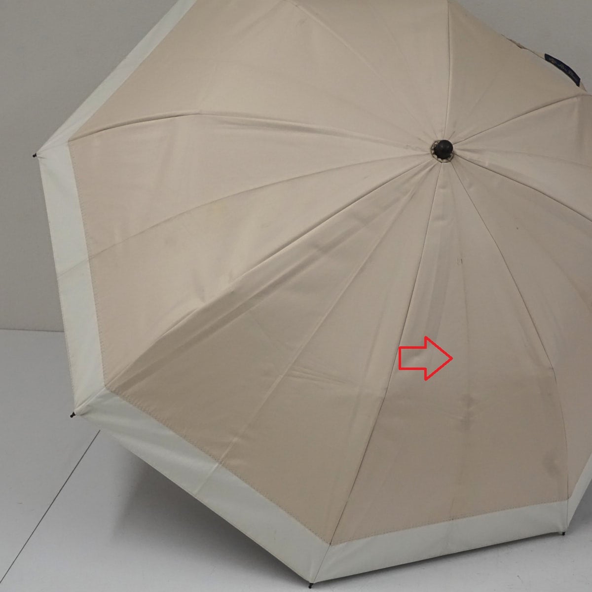 完全遮光折りたたみ日傘 芦屋ロサブラン USED品 2段ショート コンビ