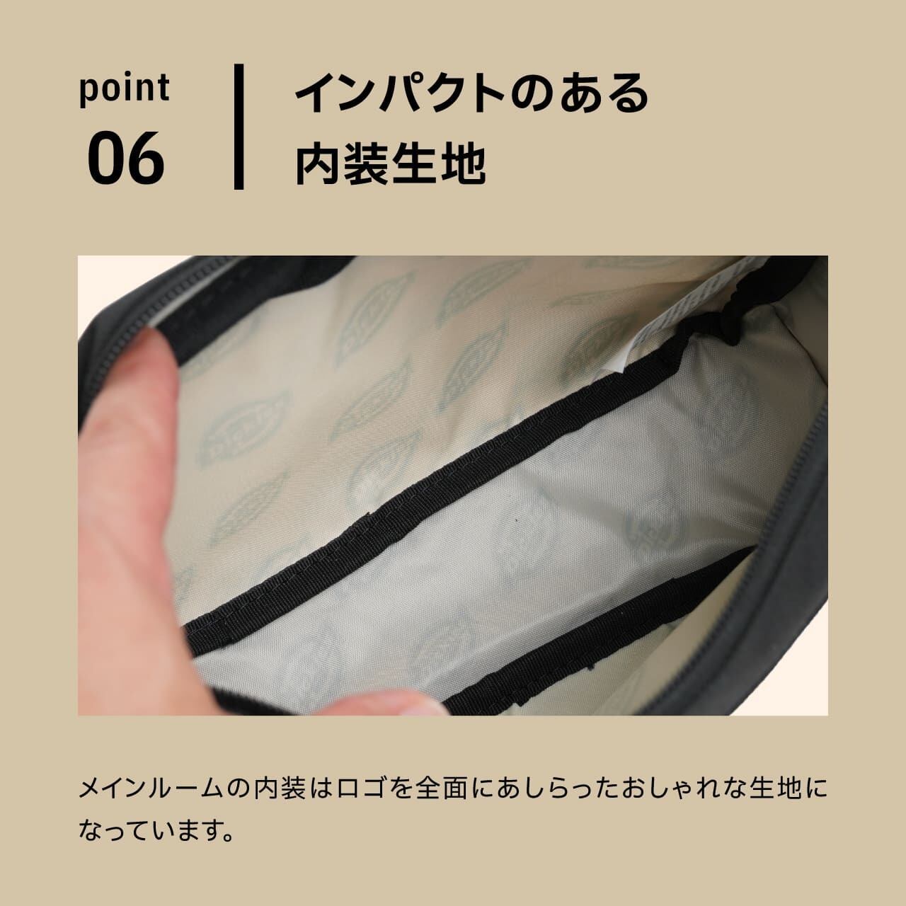 Dickies ディッキーズ ミニショルダーバッグ 撥水 クロスボディバッグ