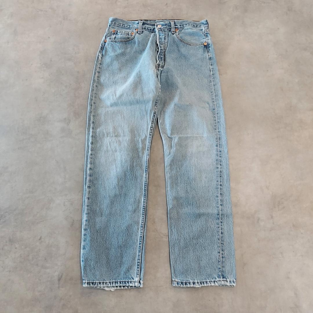 リーバイス501 Levis W33 青 古着 90s カナダ製 22632