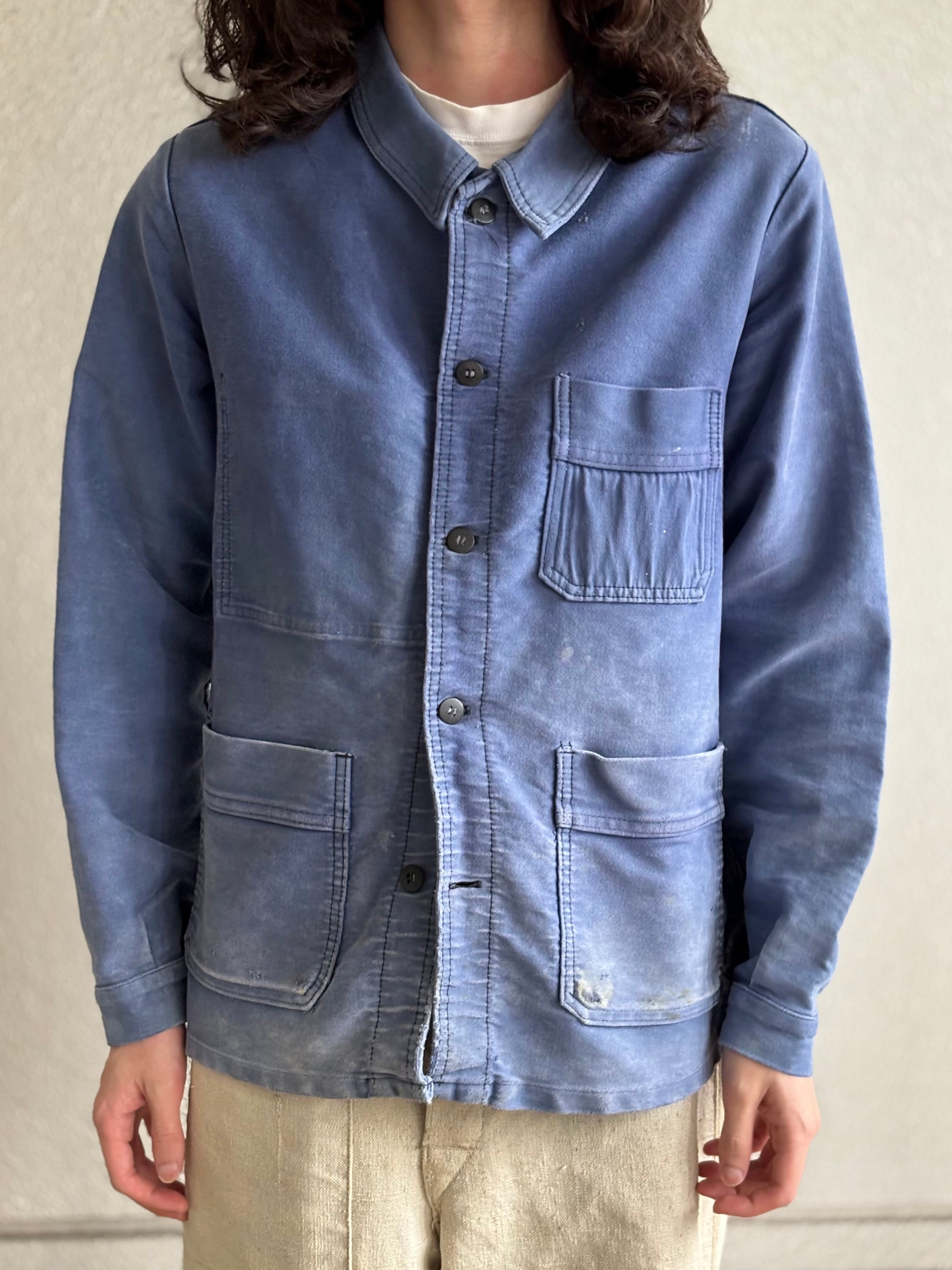 OLD BLUE MOLESKIN JACKET | STRAYSHEEP ONLINE