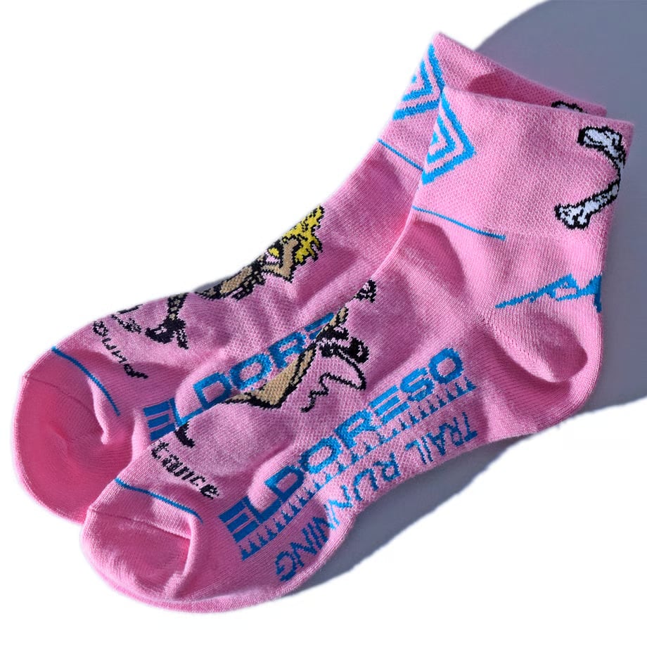 ELDORESO(エルドレッソ)Resistance Socks -Pink メンズレディースランニングソックス