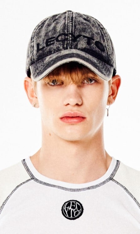 ☆RIIZE ソンチャン 着用！！【LECYTO】RETRO FADED DENIM BALL CAP_[