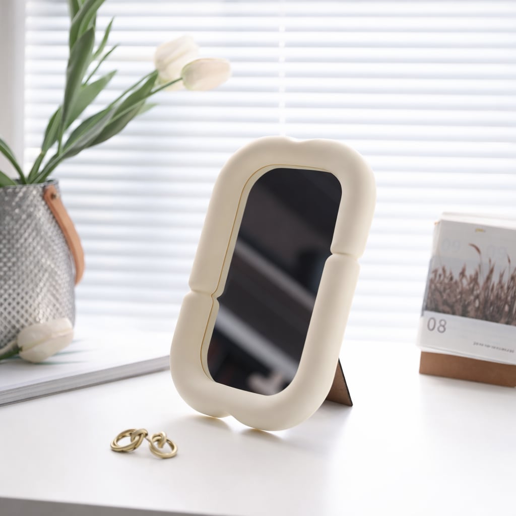 不規則フォルム デスクミラー(角丸)