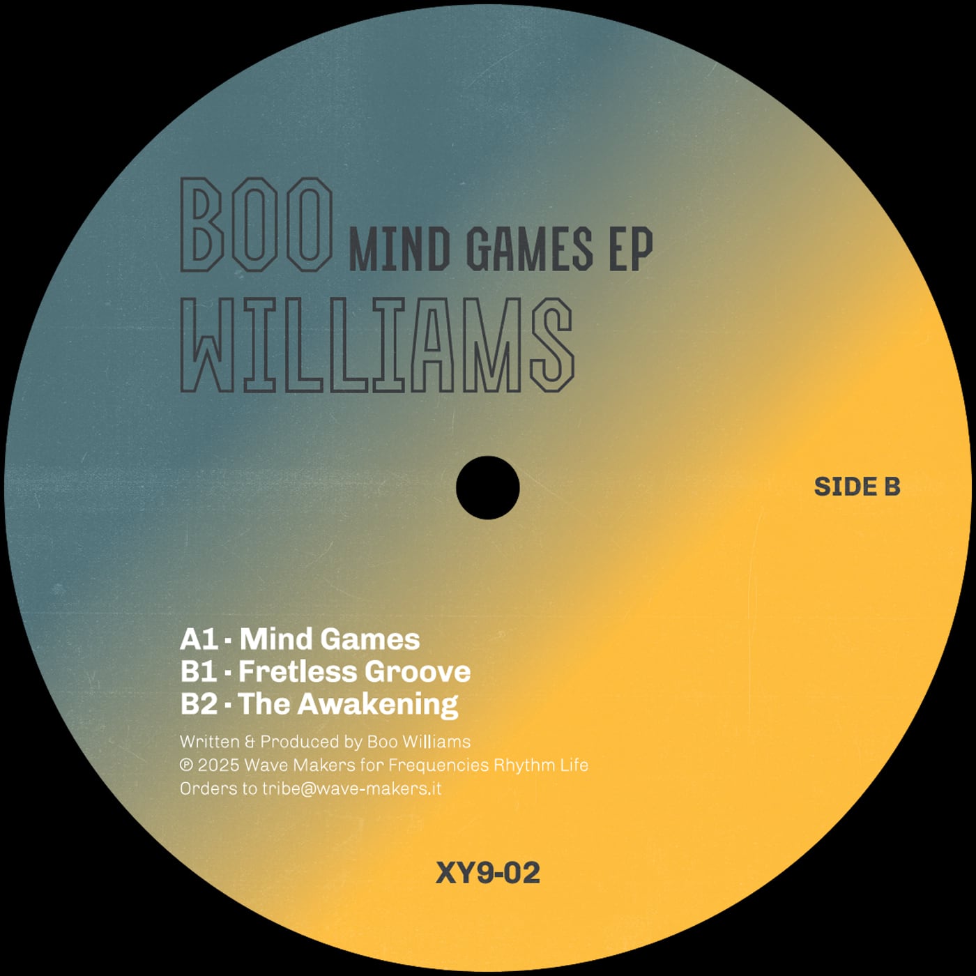 〈残り1点〉【12"】Boo Williams - Mind Games EP