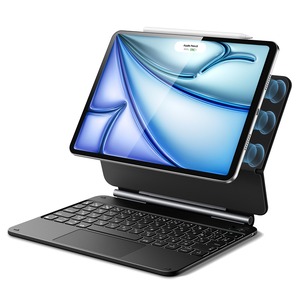 【数量限り】ESR iPad Air 11インチ（M3/M2、2025/2024）Air（第5/4世代）Pro 11インチ（第4/3/2/第1世代）ケース キーボード Magic Keyboard 便利にセットできるフローティングカンチレバースタンド 高精度マルチタッチトラックパッド Reboundシリーズ ブラック