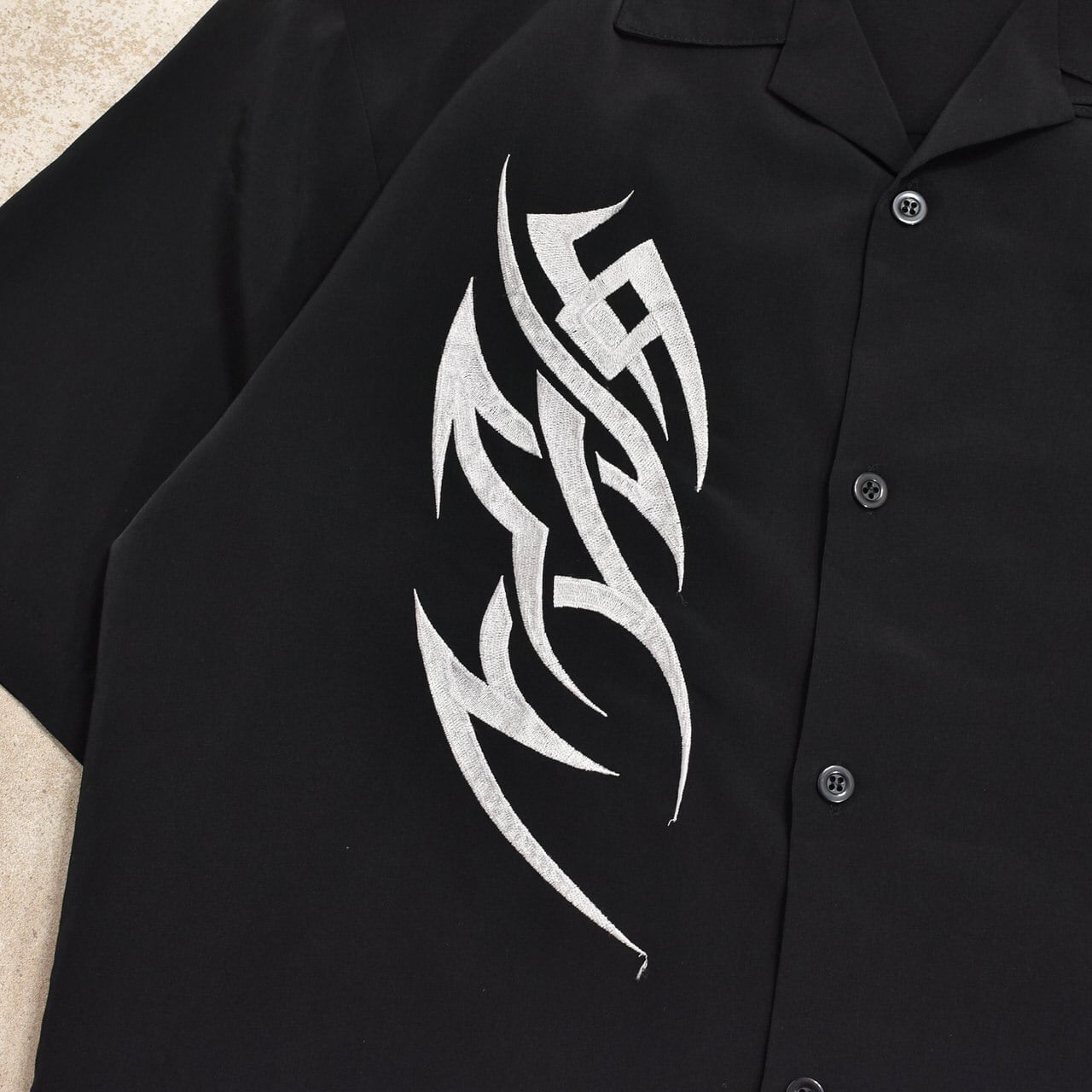 90s～ no boundaries poly shirt | 古着屋 grin days memory 【公式