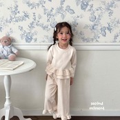 韓国子供服 / 26Autumn / 〖取寄〗second moment / フリルティアードセット / キッズ服 / 女子服 *XS~JL*