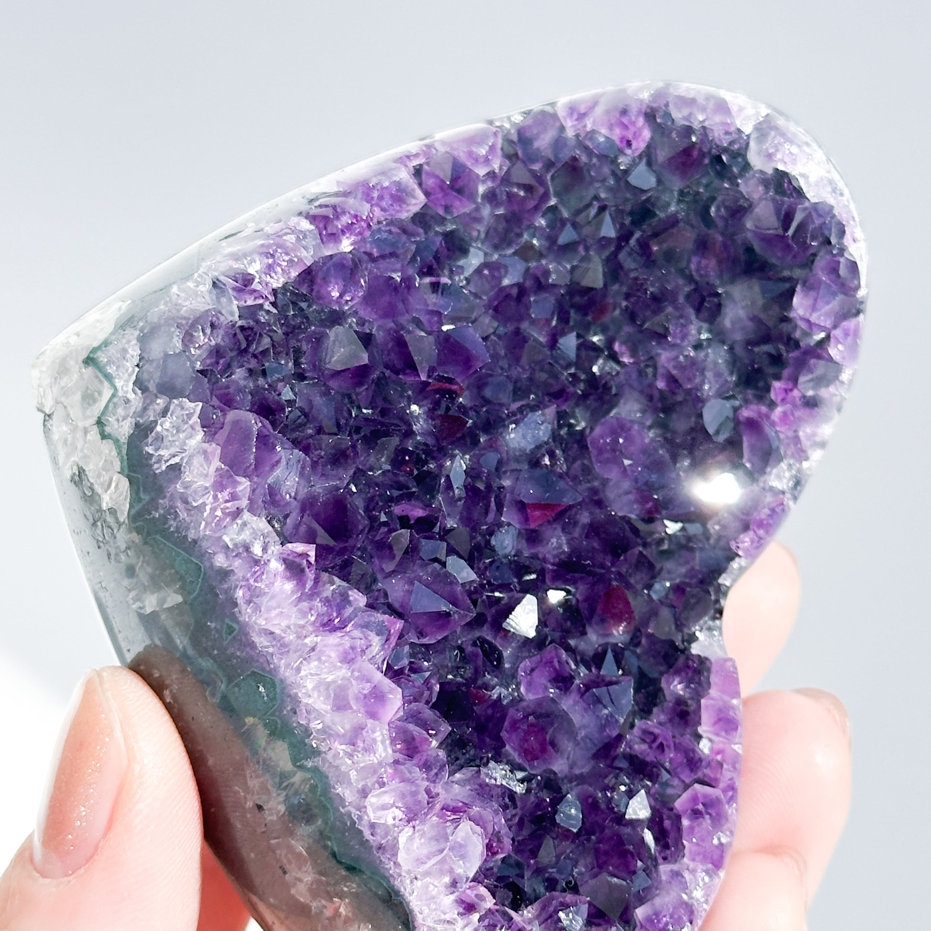 ウルグアイ産アメジスト ハート 03 ◇Amethyst◇天然石・鉱石