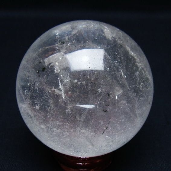 水晶 丸玉 64mm スフィア 置物 水晶玉 一点物 151-8928