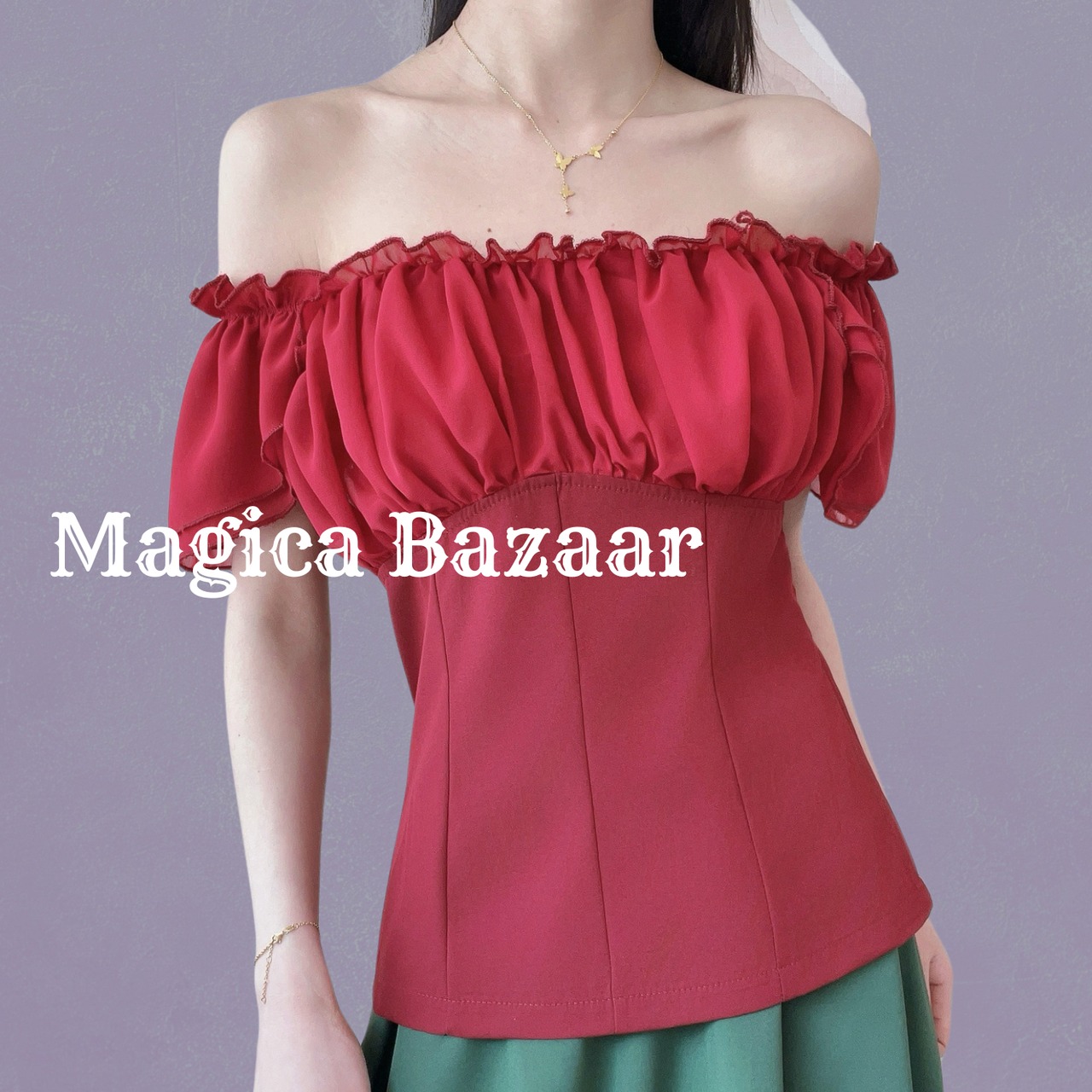 ダークスター 　オフショルダートップス　M24380