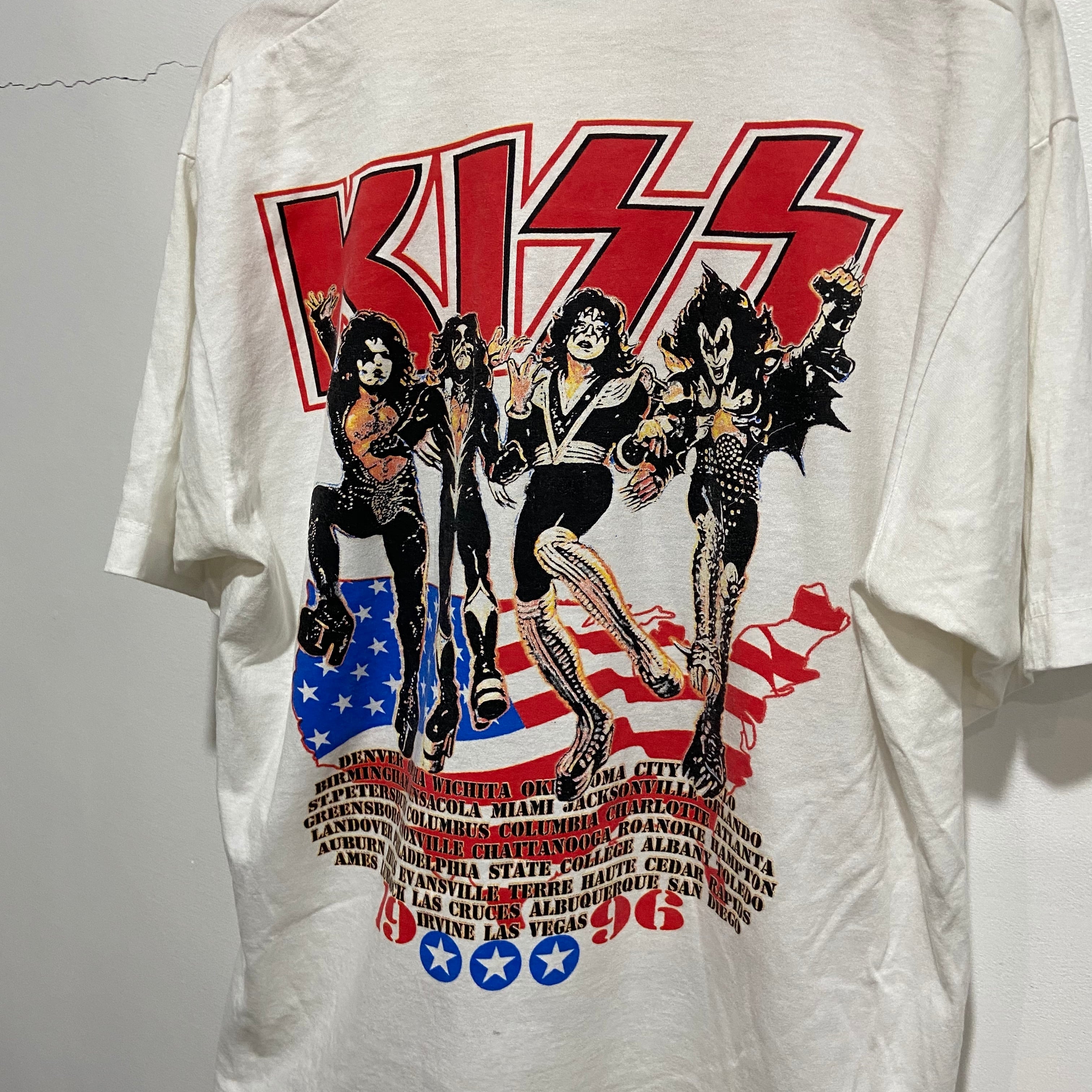 送料無料』 90s KISS ツアーTシャツ 1996年ALIVE/WORLDWIDE | 古着屋 Uan