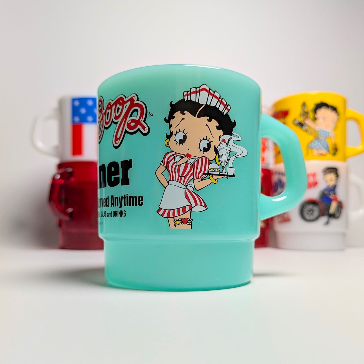 STACKING MUG / スタッキングマグ 積み重ねられるマグ 】 Betty Boop 