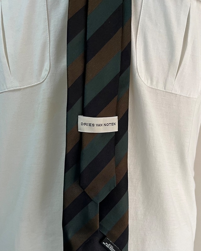 【DRIES VAN NOTEN】silk necktie