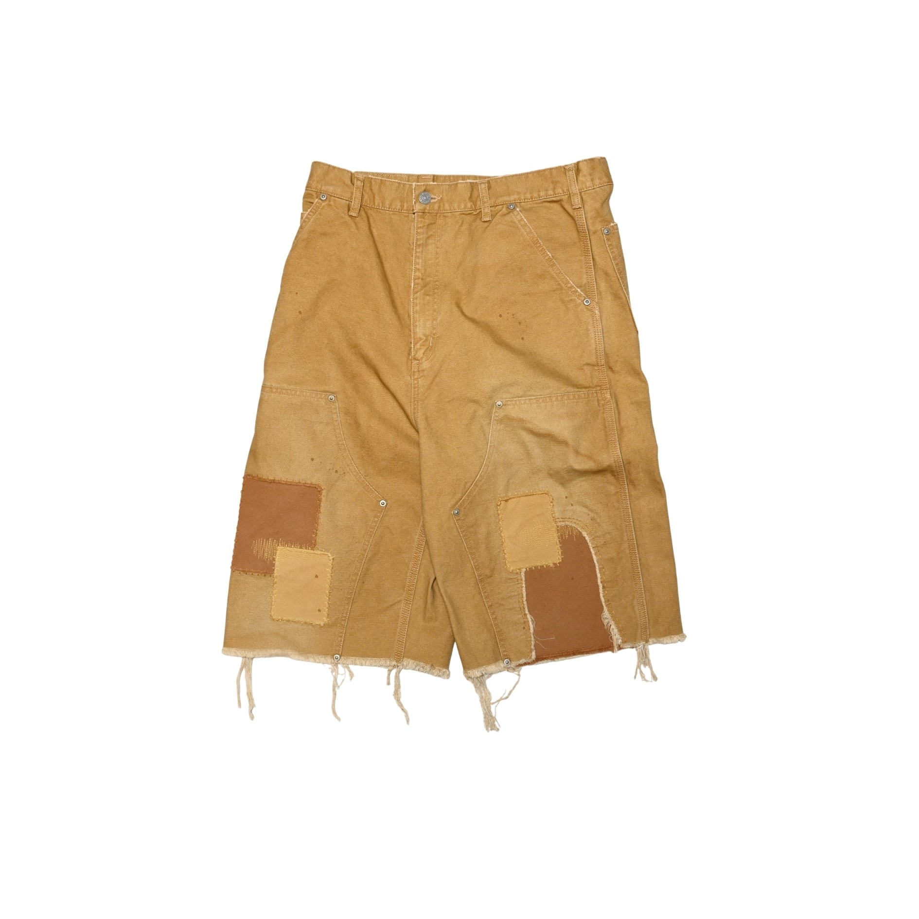 MH048 Damaged Work Pants / WHITE | MIYAGIHIDETAKA