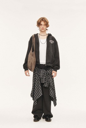 [threetimes] Smurf 333 pants (charcoal) 正規品 韓国ブランド 韓国通販 韓国代行 韓国ファッション スリータイムズ three times 日本 店舗