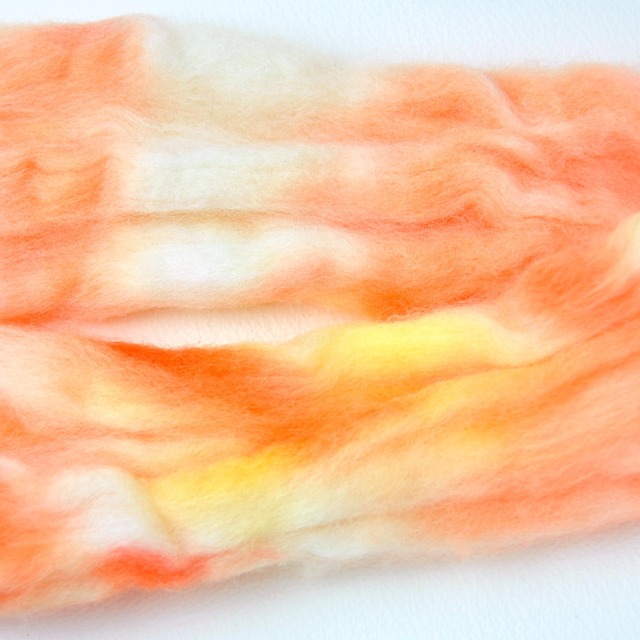 染色メリノ60's　オレンジ20g