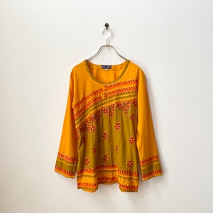 Ethnic Embroidery Blouse L1073