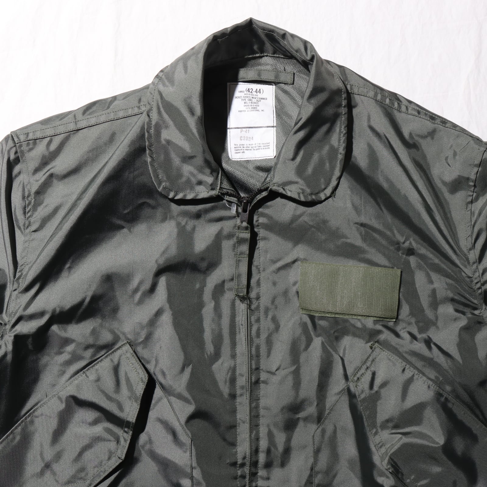 米軍実物 00年 PROPPER CWU-36/P フライトジャケット L】