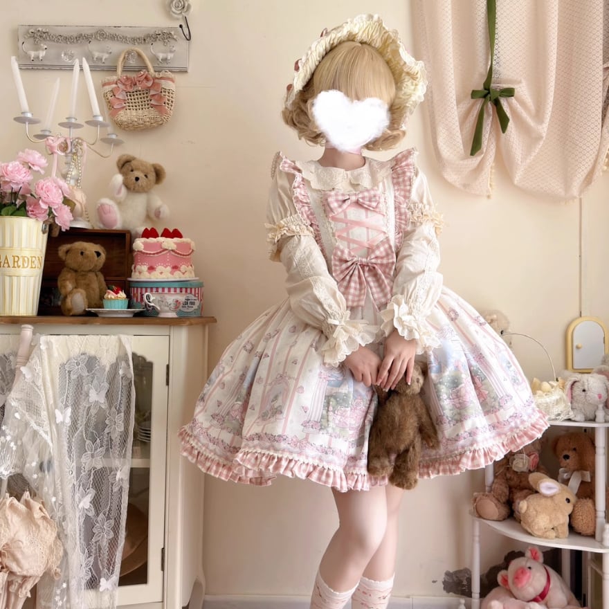 ロリータファッション通販 SEASONZ ゆめかわ ジャンパースカート