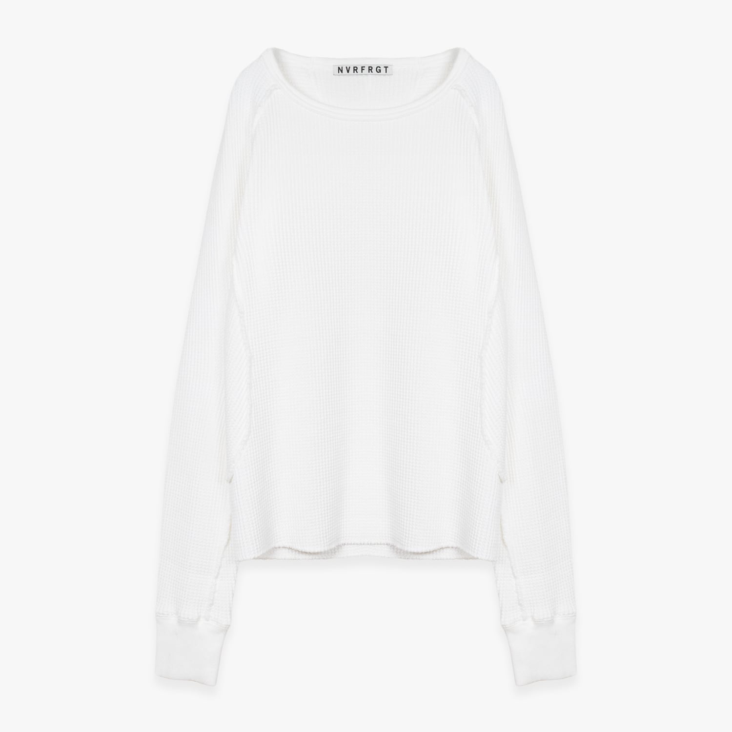 NVRFRGT 26SS WAFFLE THERMAL LONG SLEEVE T-SHIRT (WHITE)