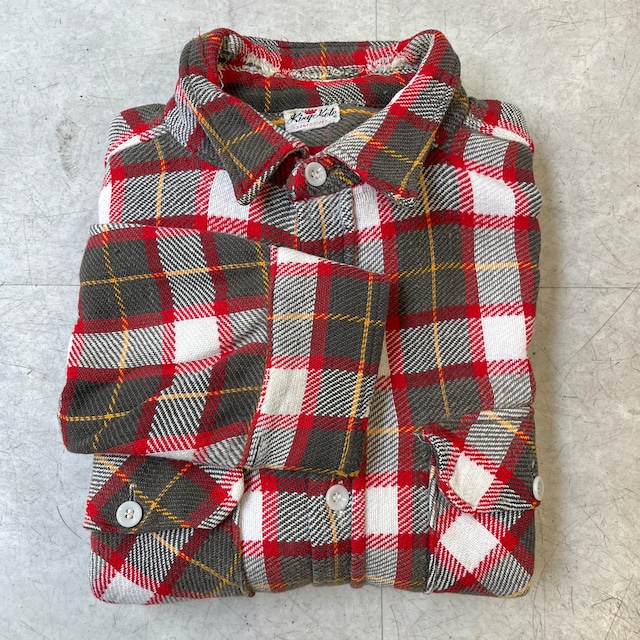 60s King Kole Cotton Heavy Flannel Shirt 60年代 キングコール コットン ヘビー フランネルシャツ ネルシャツ ヘビネル