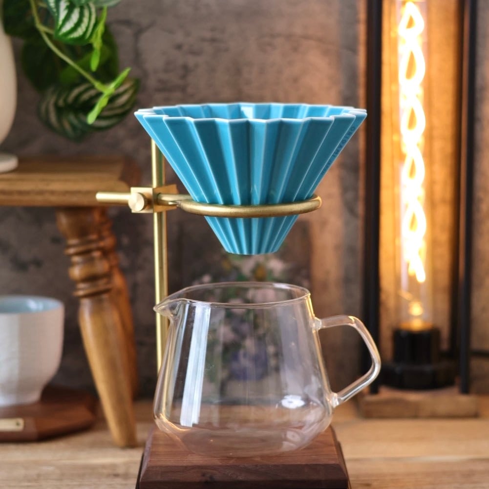 ORIGAMI Dripper M ターコイズ | COFFEE LAB KOMAMEYA