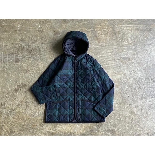 LAVENHAM  (ラベンハム) LAVENSTER×FUR Hooded Quilting Coat