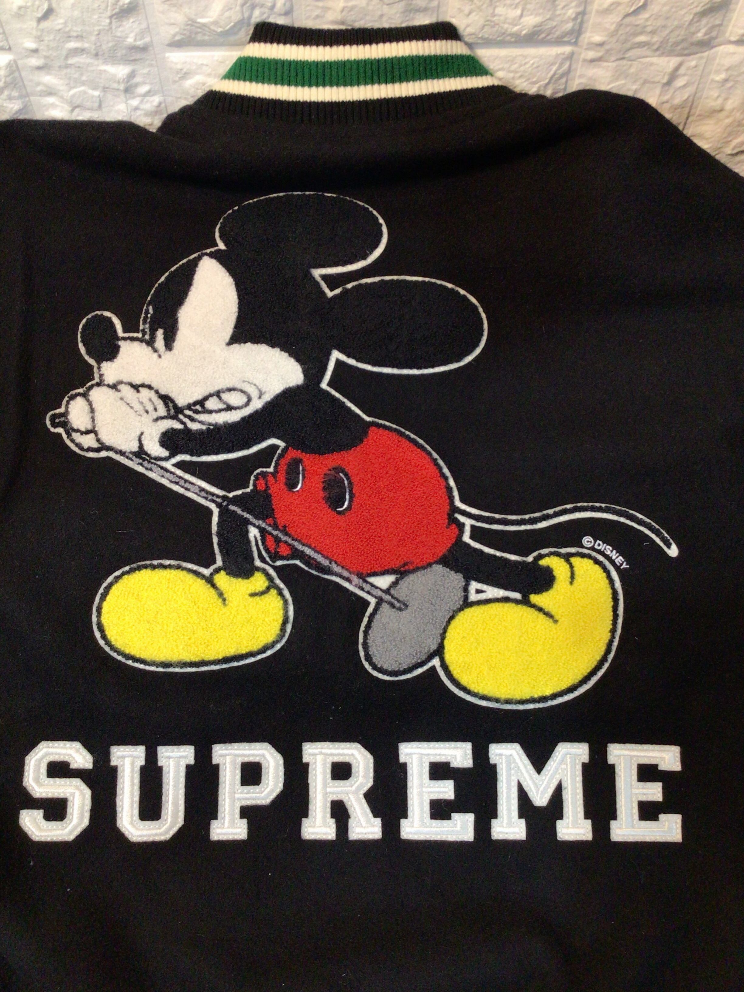 Supreme × NUMBER(N)INE Mickey Mouse Varsity Jacket | Pay ID