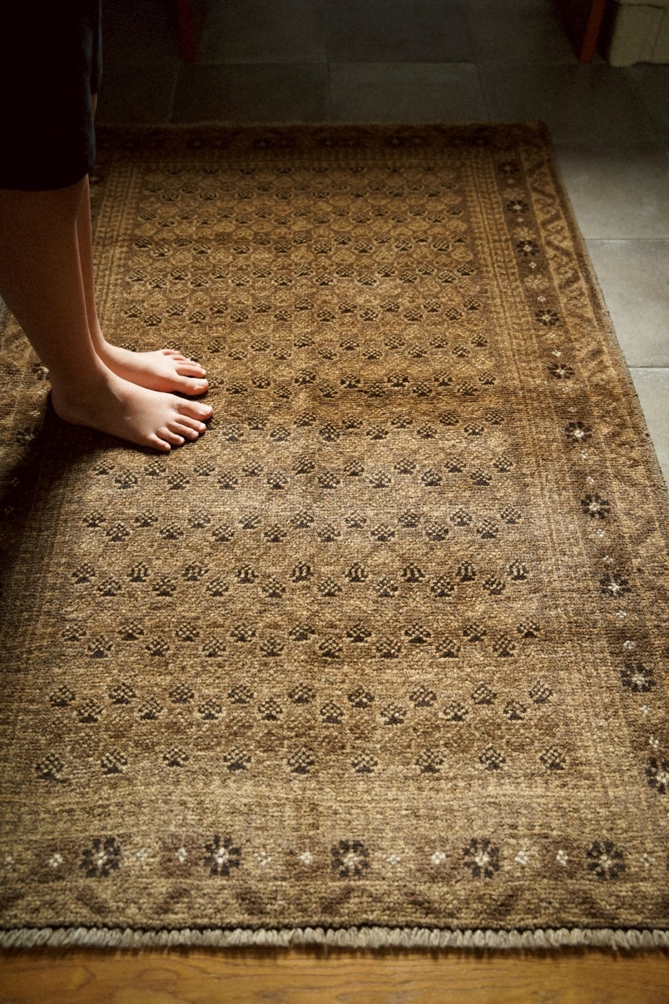 1635-Vintage Baluch rug