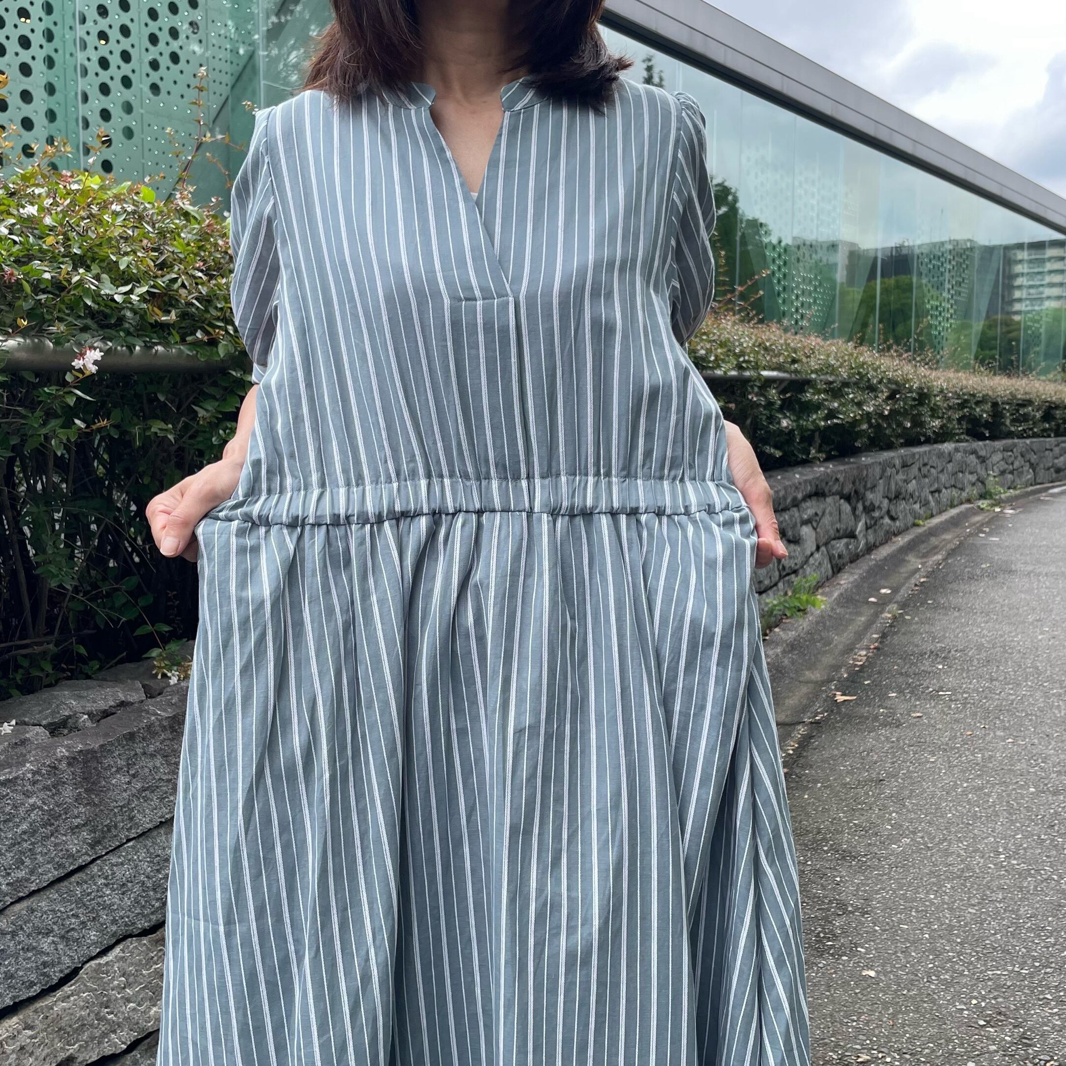 ドビーストライプ ワンピース | precious for us