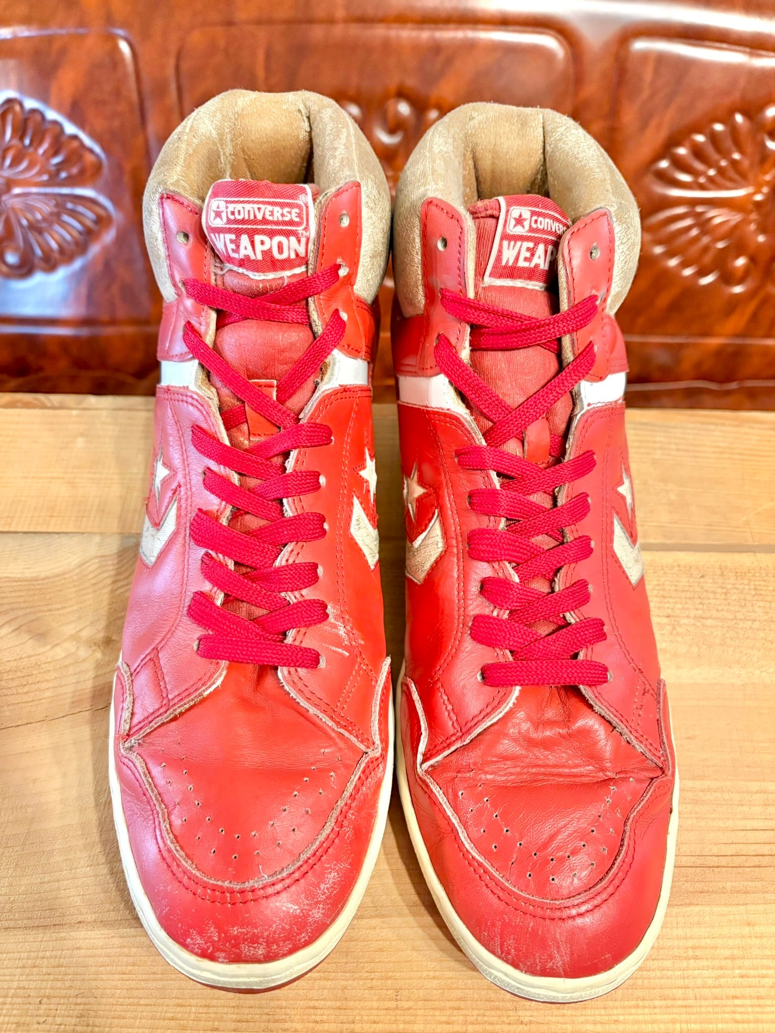 converse（コンバース）WEAPON（ウエポン ）Hi 赤 13 31.5cm 86年