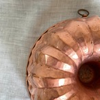 コッパーモールド 大型クグロフ お菓子型（壁掛けリング付）銅焼型