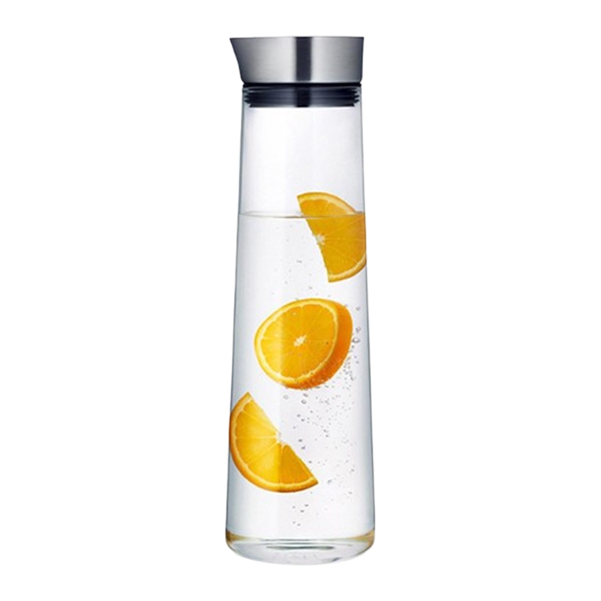 【新着特価】《透明感あふれるシンプルデザイン》Qrit ピッチャー ウォータージャグ 茶ポット 冷水 麦茶 注ぎ口付き容器 冷蔵庫収納 食洗機対応 おしゃれで衛生的 (1500ml)