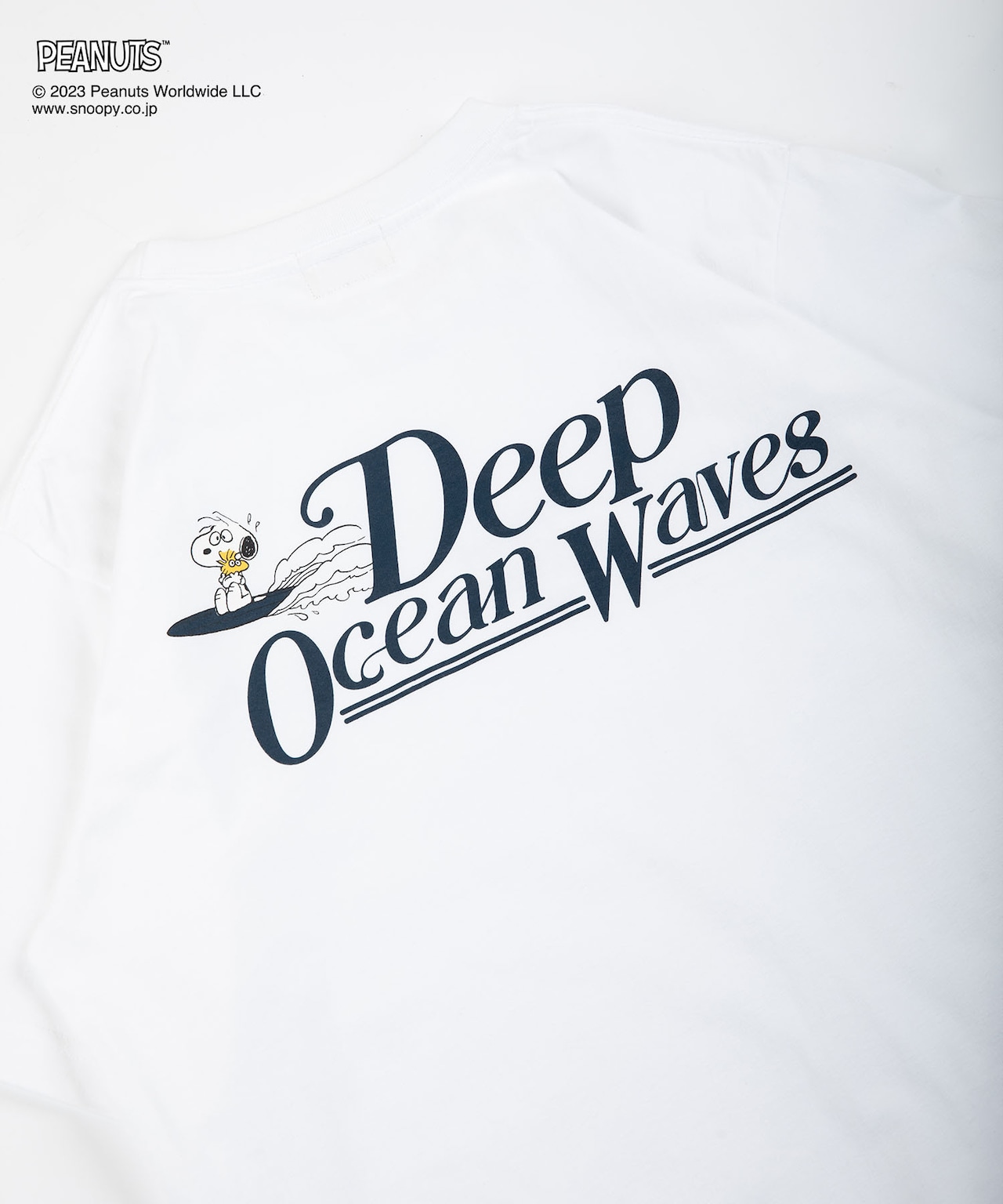 【#Re:room】#Re:room PEANUTS DEEP OCEAN WAVES  T-shirts［REC693］